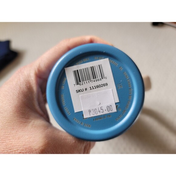 NWT Stanley x Starbucks Japan Philippines Asia Christmas Tumbler Blue/Tan - Picture 7 of 7